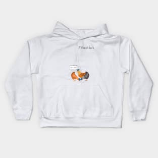 Three french hens Kids Hoodie